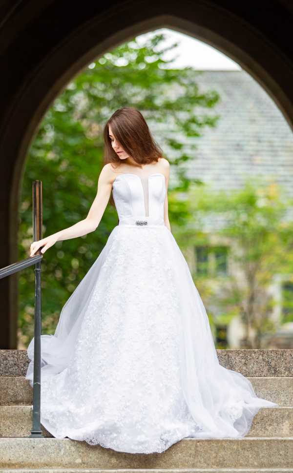 IDEED Wedding Dresses Exquisite White Wedding Dresses - Image 2
