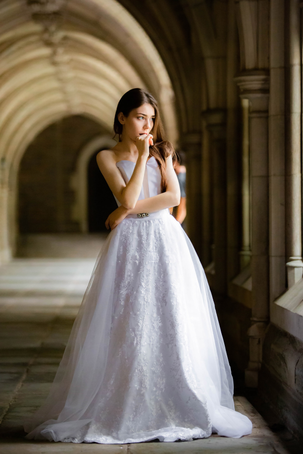 IDEED Wedding Dresses Exquisite White Wedding Dresses - Image 3