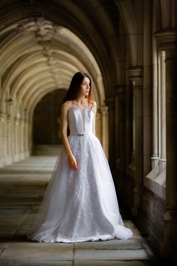 IDEED Wedding Dresses Exquisite White Wedding Dresses - Image 4
